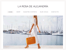 Tablet Screenshot of larosadealejandria.com